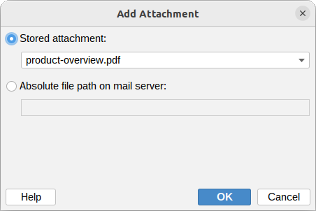 Add attachment