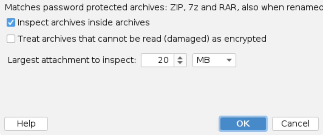 Attachment encrypted