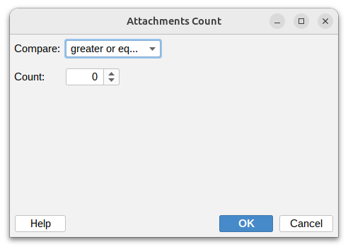 Attachments count