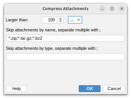 Compress attachments