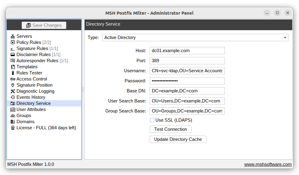 Directory service active directory