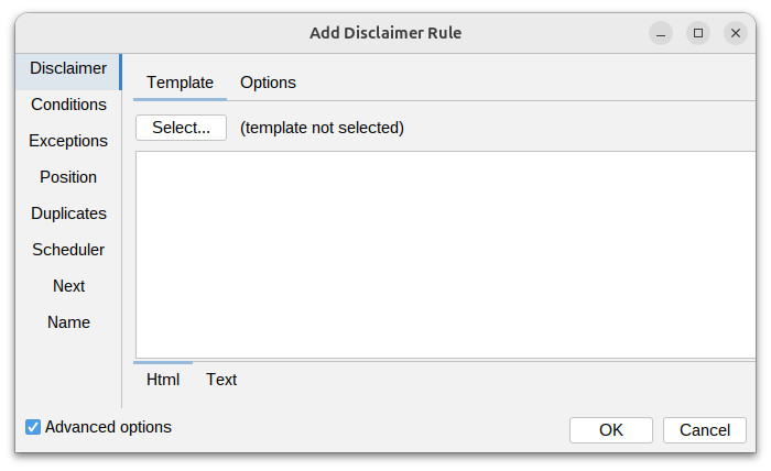 Disclaimer Rules Disclaimer