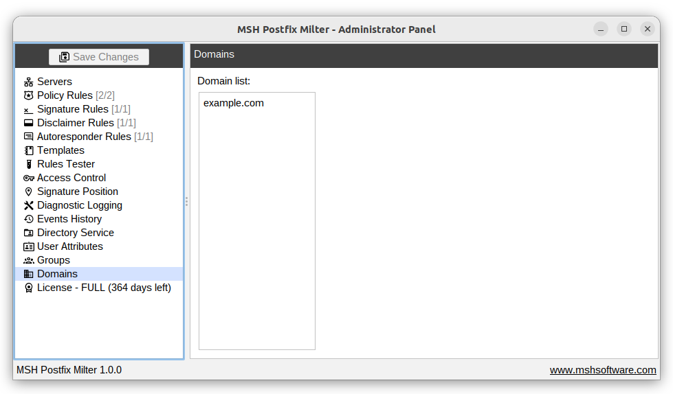Domains