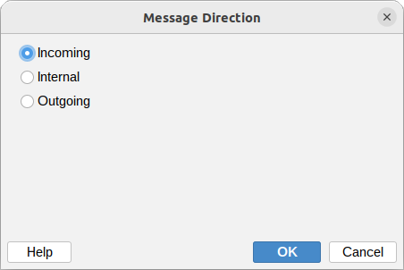 Message direction