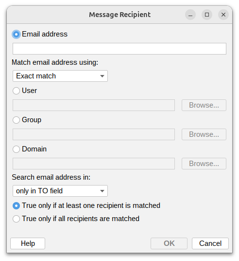 Message recipient