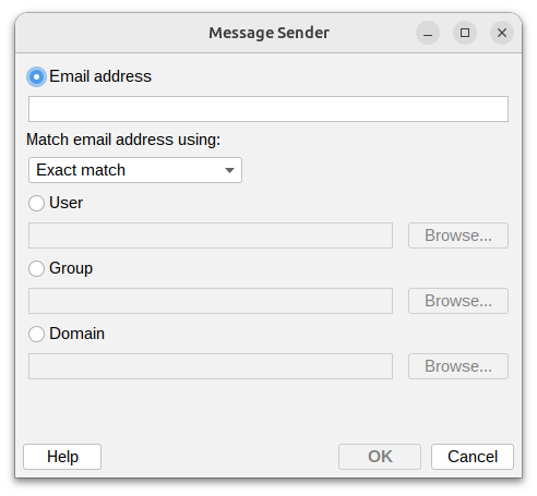 Message sender