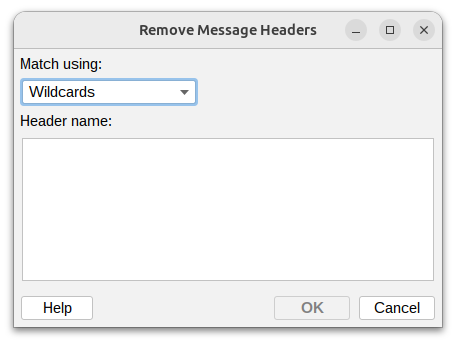 Remove headers