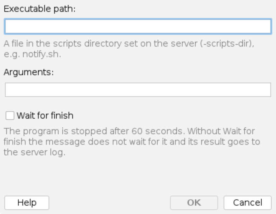 Run executable