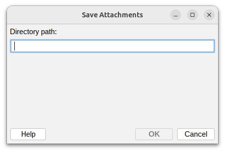 Save attachments